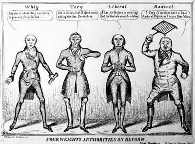 Four Weighty Authorities on Reform, 1831 by Charles Jameson Grant